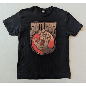 Santa Cruz Screaming Hand T-Shirt Black Size Large